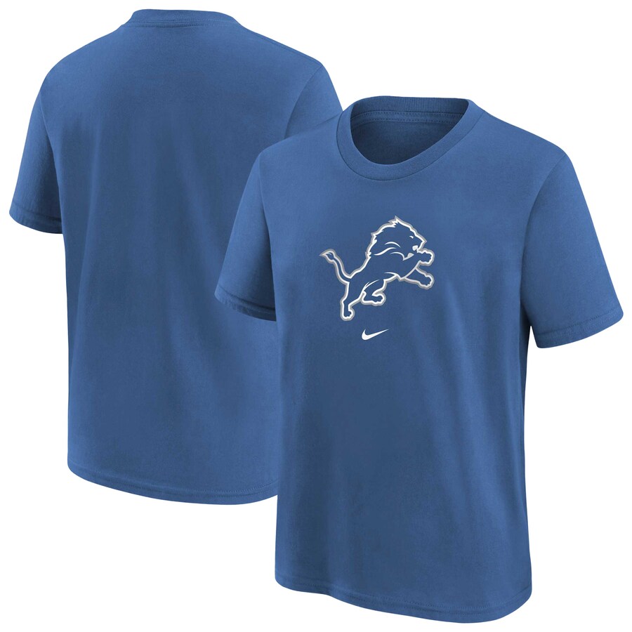Youth Detroit Lions Nike Blue Logo T-Shirt