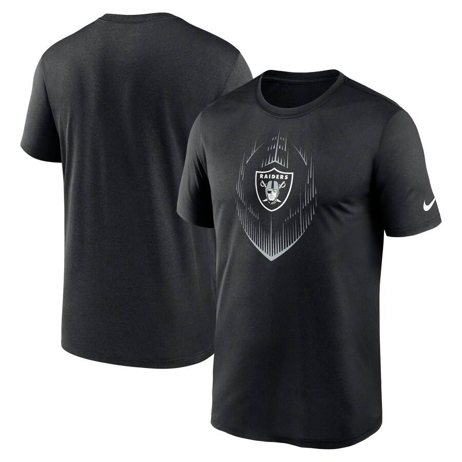 Men's Las Vegas Raiders Nike Black Primetime Legend Icon Performance T-Shirt