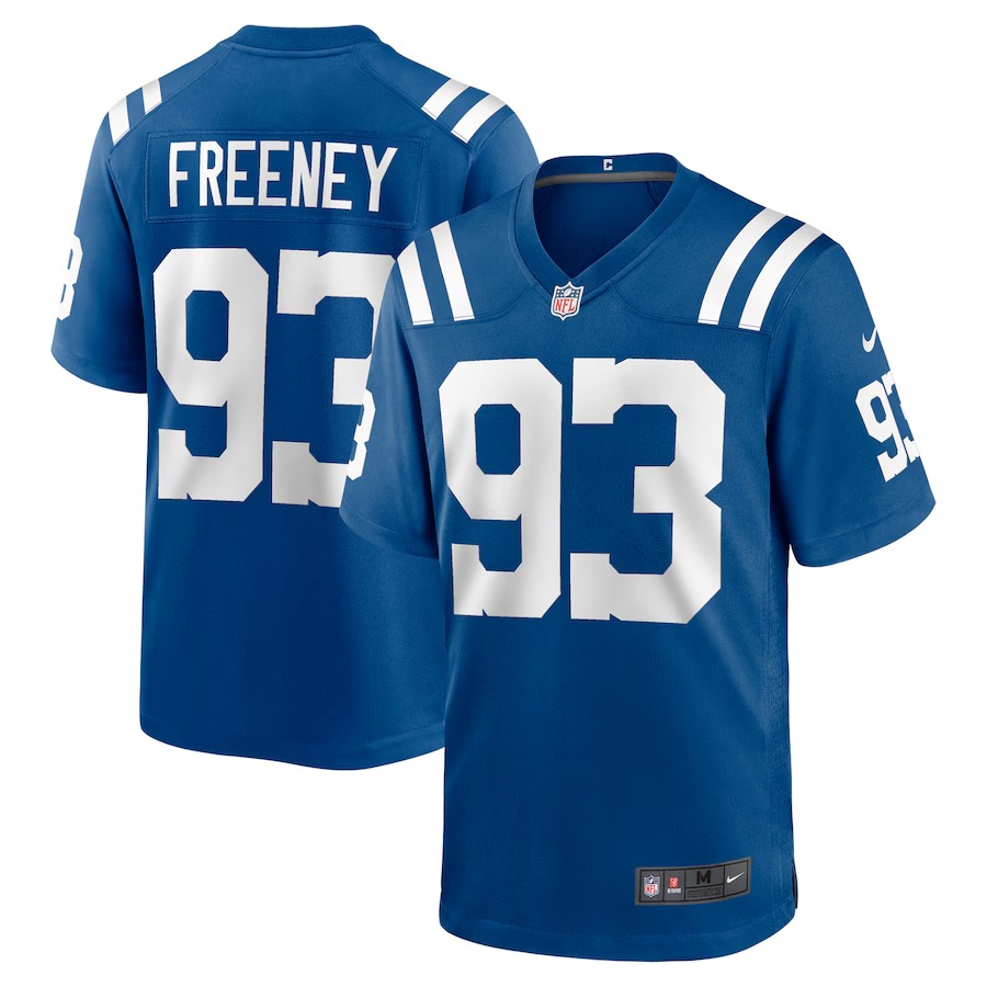 Men's Indianapolis Colts Dwight Freeney Nike Royal Team Retired Player Game Jersey