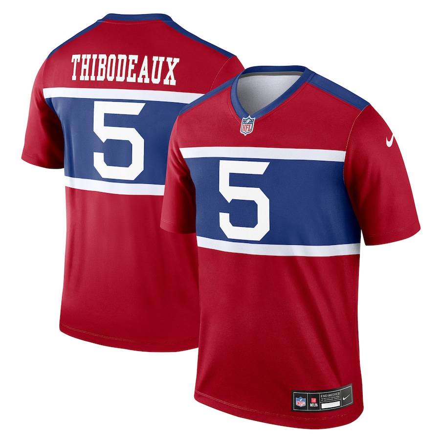 Men's New York Giants Kayvon Thibodeaux Nike Red Legend Player Performance Top
