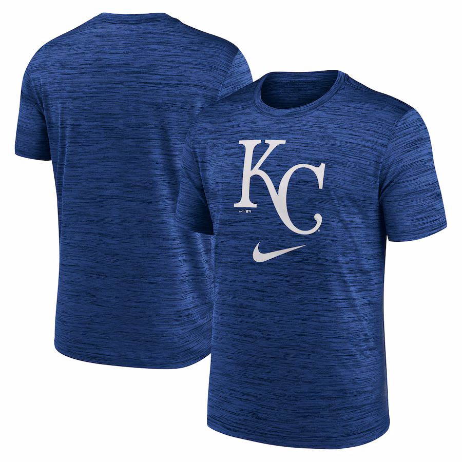 Men's Kansas City Royals Nike Royal Logo Velocity Performance T-Shirt