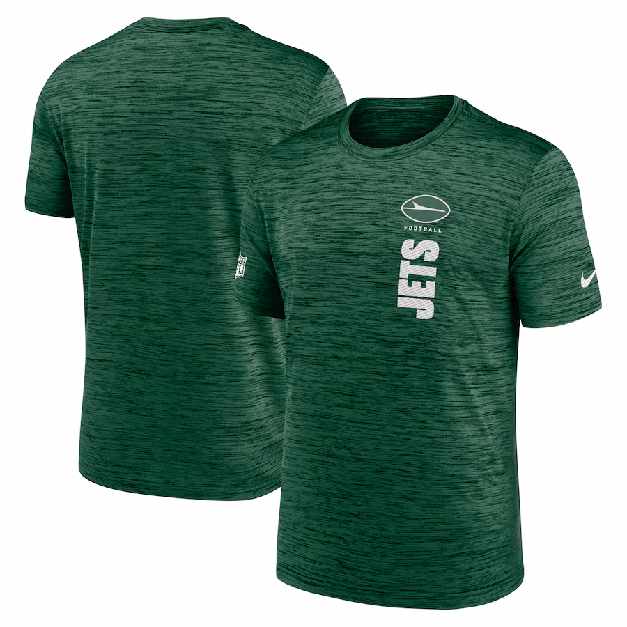 Men's New York Jets Nike Green 2024 Sideline Velocity Performance T-Shirt