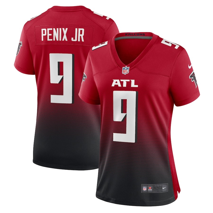 Women's Atlanta Falcons Michael Penix Jr. Nike  Red Alternate Game Jersey