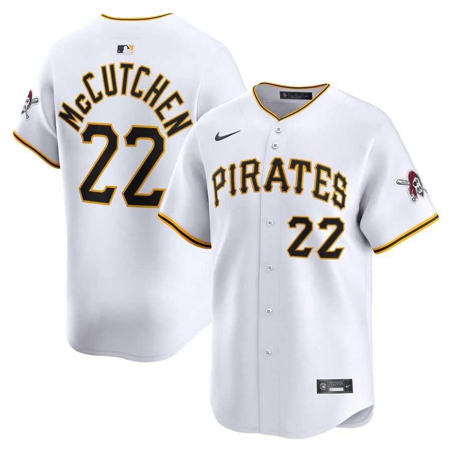 Men's Pittsburgh Pirates Andrew McCutchen Nike White Home Limited Player Jersey
