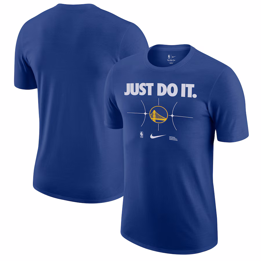 Men's Golden State Warriors Nike Royal Just Do It T-Shirt