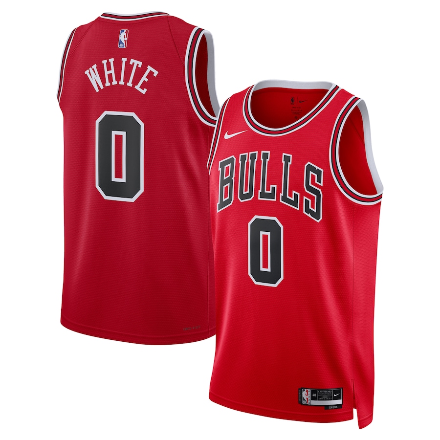 Unisex Chicago Bulls Coby White Nike Red Swingman Jersey - Icon Edition