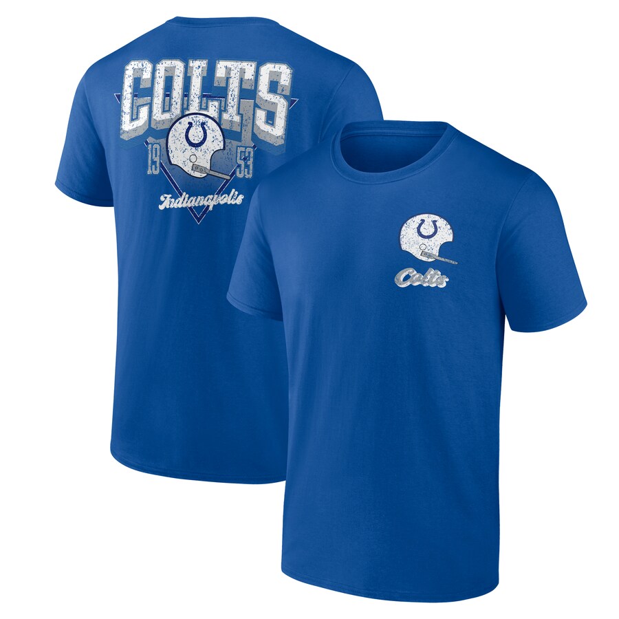 Men's Indianapolis Colts Fanatics Royal Never Over T-Shirt