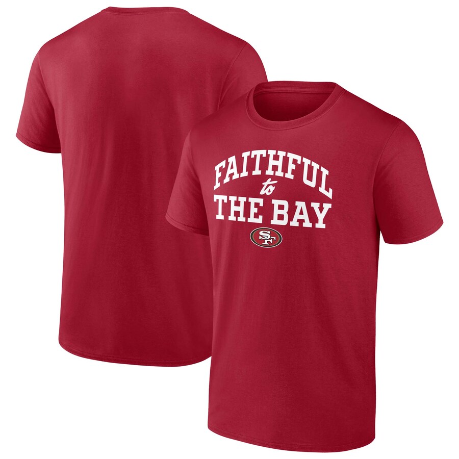 Men's San Francisco 49ers  Fanatics Scarlet Faithful to the Bay T-Shirt