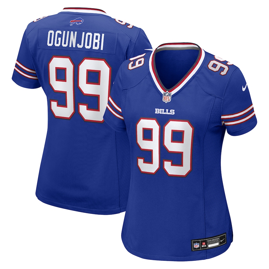 Women's Buffalo Bills Larry Ogunjobi Nike Royal Team Game Jersey