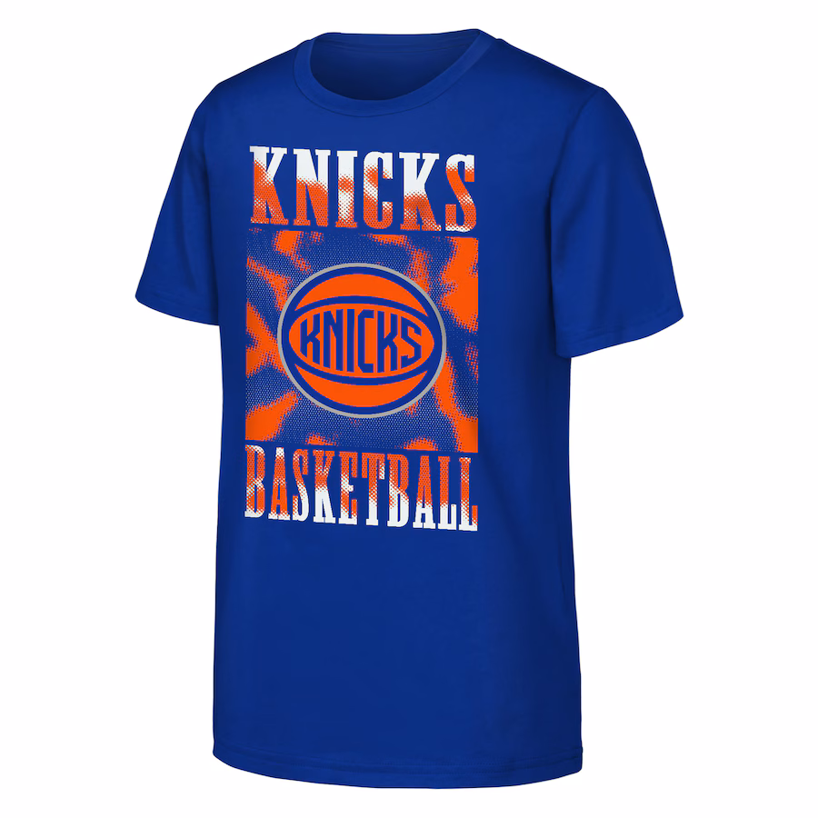Youth New York Knicks Blue Garage Hero T-Shirt