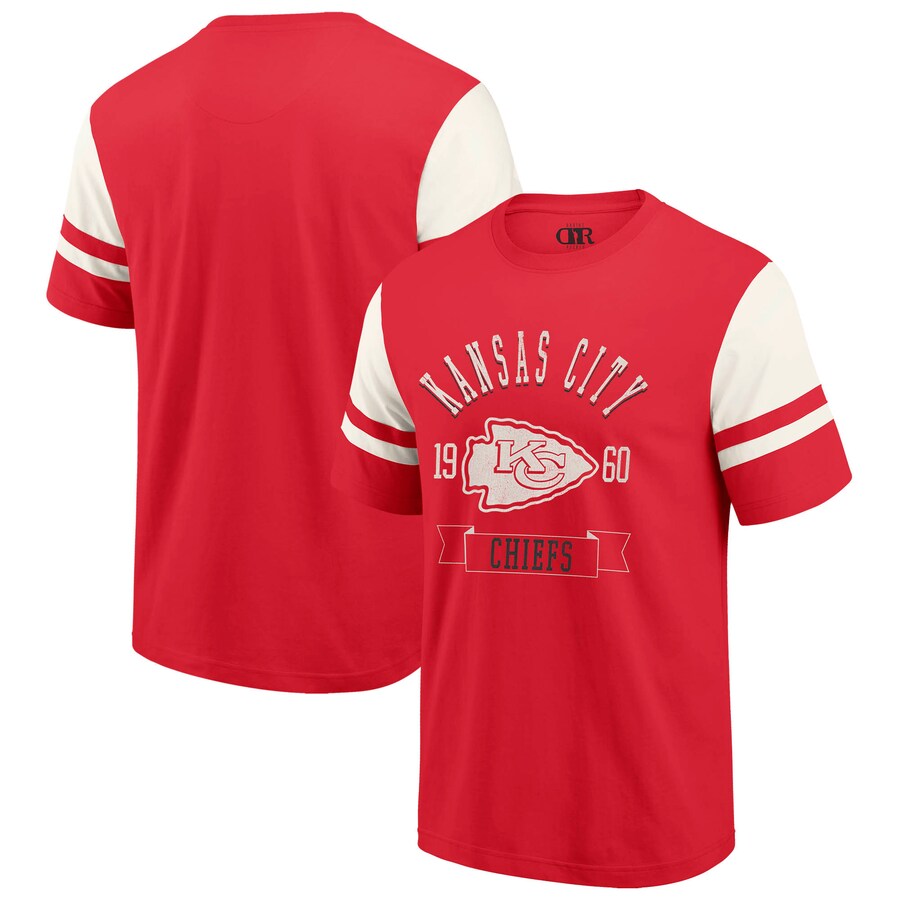 Men's Kansas City Chiefs  Darius Rucker Collection by Fanatics Red Football T-Shirt