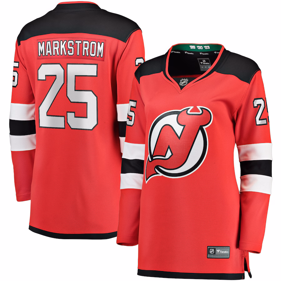 Women's New Jersey Devils Jacob Markstrom Fanatics Red Home Premier Breakaway Player Jersey