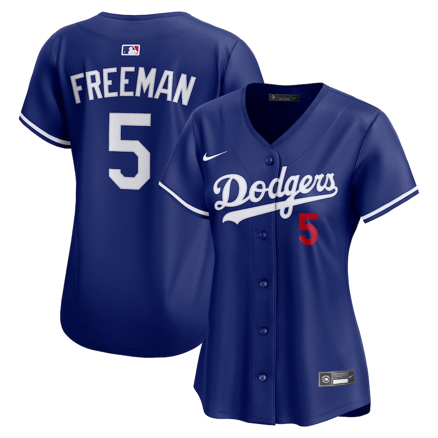 Women's Los Angeles Dodgers Freddie Freeman Nike Royal Alternate 2 Limited Jersey