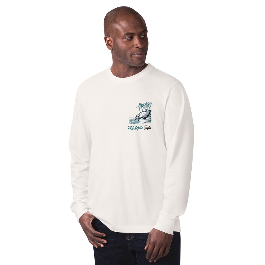 Men's Philadelphia Eagles Margaritaville Mint It's Five O'Clock Somewhere Long Sleeve T-Shirt