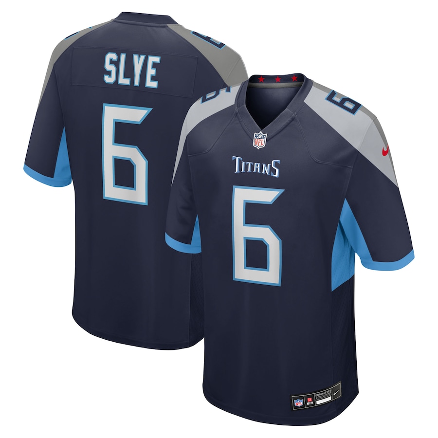 Men's Tennessee Titans Joey Slye Nike Navy Team Game Jersey