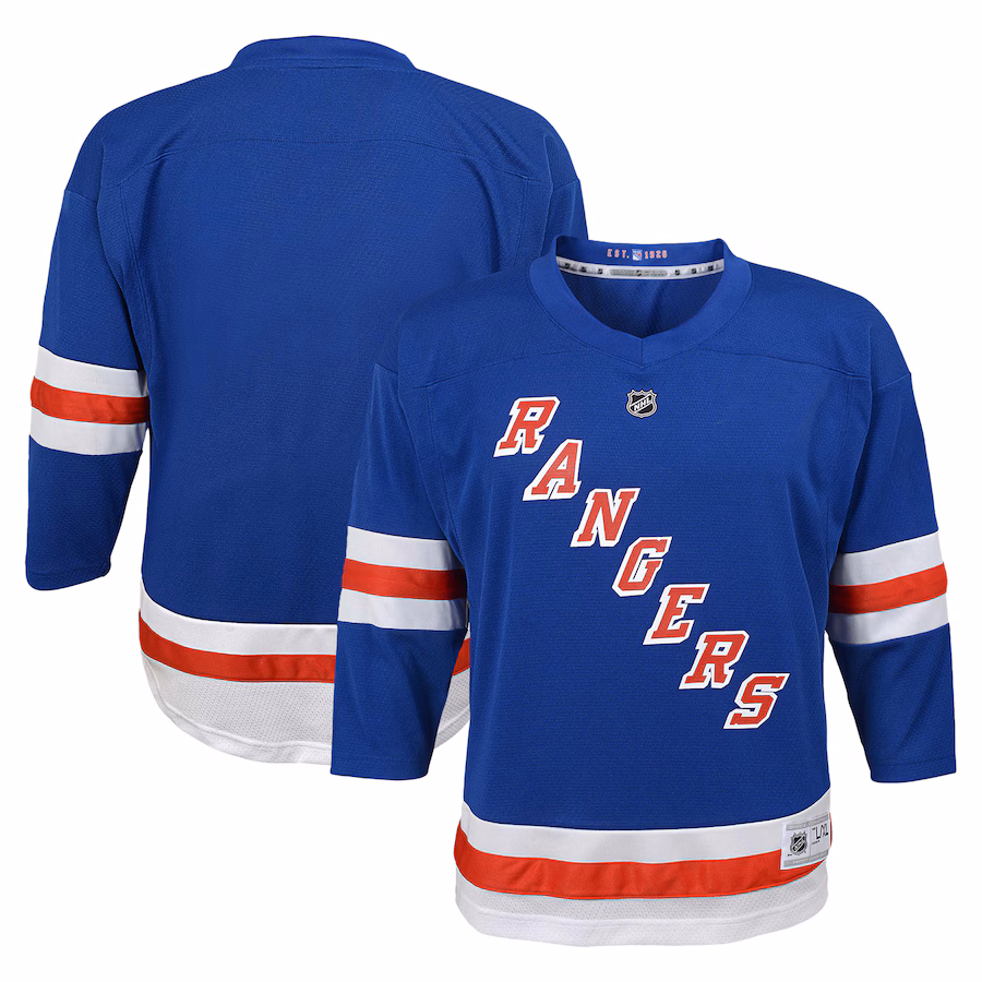 Youth New York Rangers Blue Replica Jersey