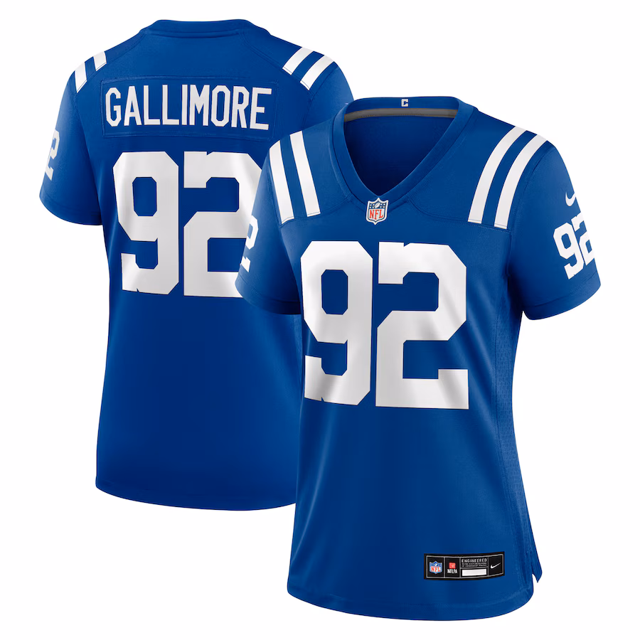 Women's Indianapolis Colts Neville Gallimore Nike Royal Team Game Jersey