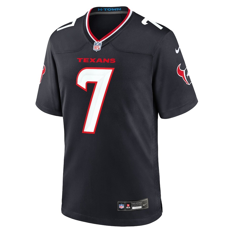 Youth Houston Texans C.J. Stroud Nike Navy Game Jersey