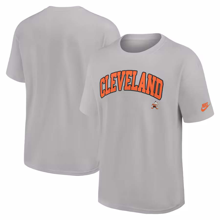 Men's Cleveland Browns  Nike Silver Rewind Max90 Statement T-Shirt