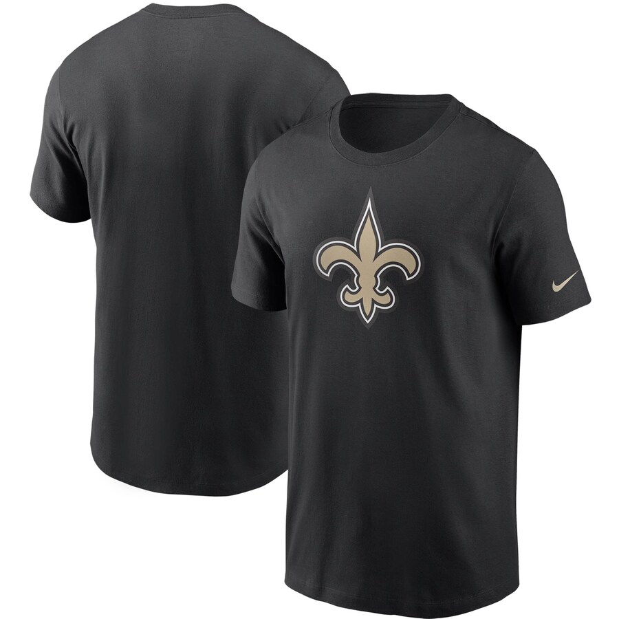 Men's New Orleans Saints Nike Black Primary Logo T-Shirt