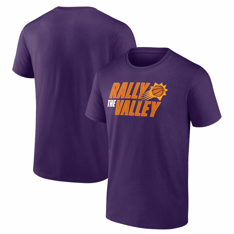 Men's Phoenix Suns Fanatics Purple Hometown Collection Rally The Valley T-Shirt