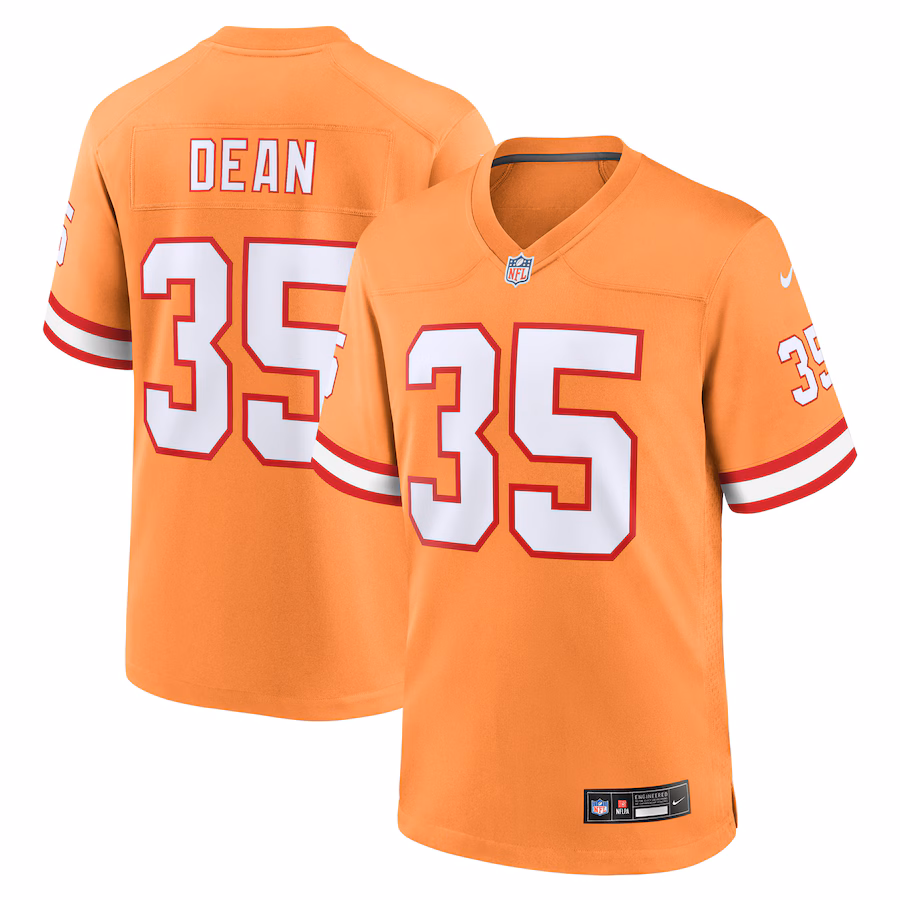 Men's Tampa Bay Buccaneers Jamel Dean Nike Orange Alternate Game Jersey