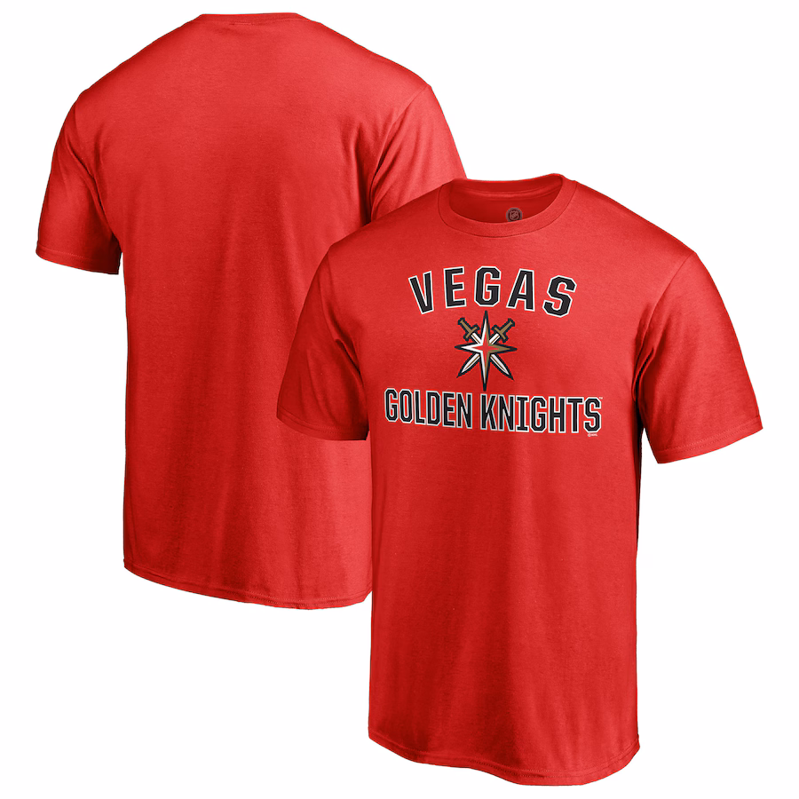 Men's Vegas Golden Knights Red Special Edition Victory Arch T-Shirt