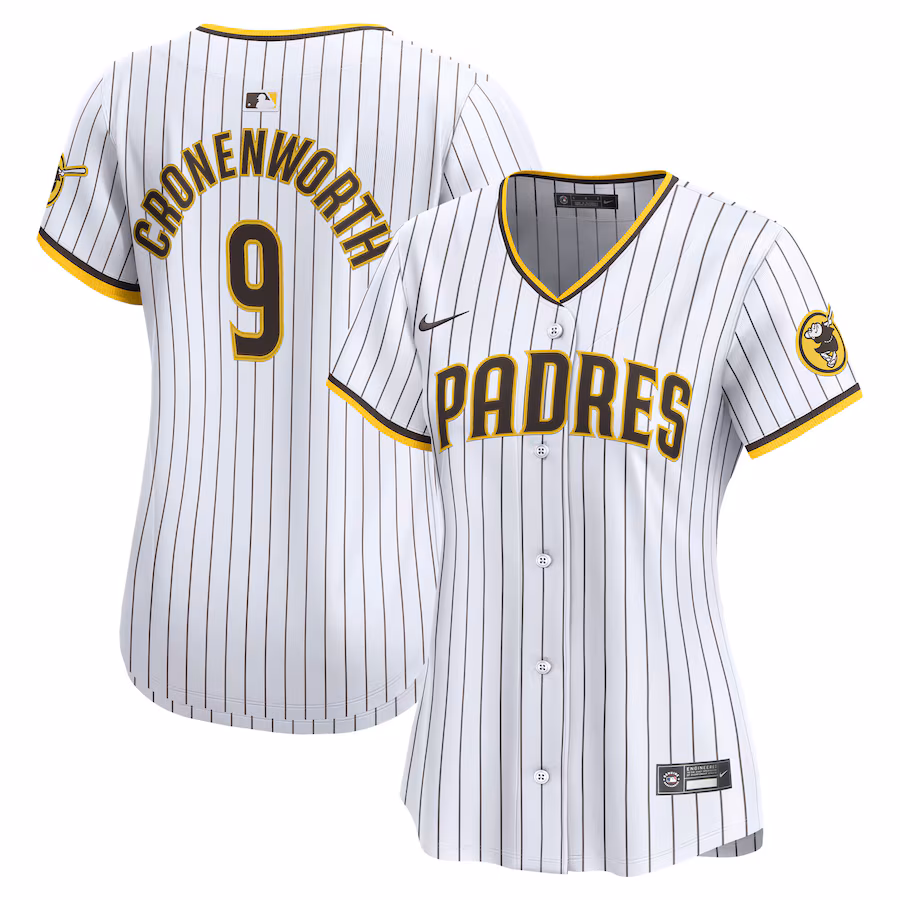 Women's San Diego Padres Jake Cronenworth Nike White Home Limited Jersey