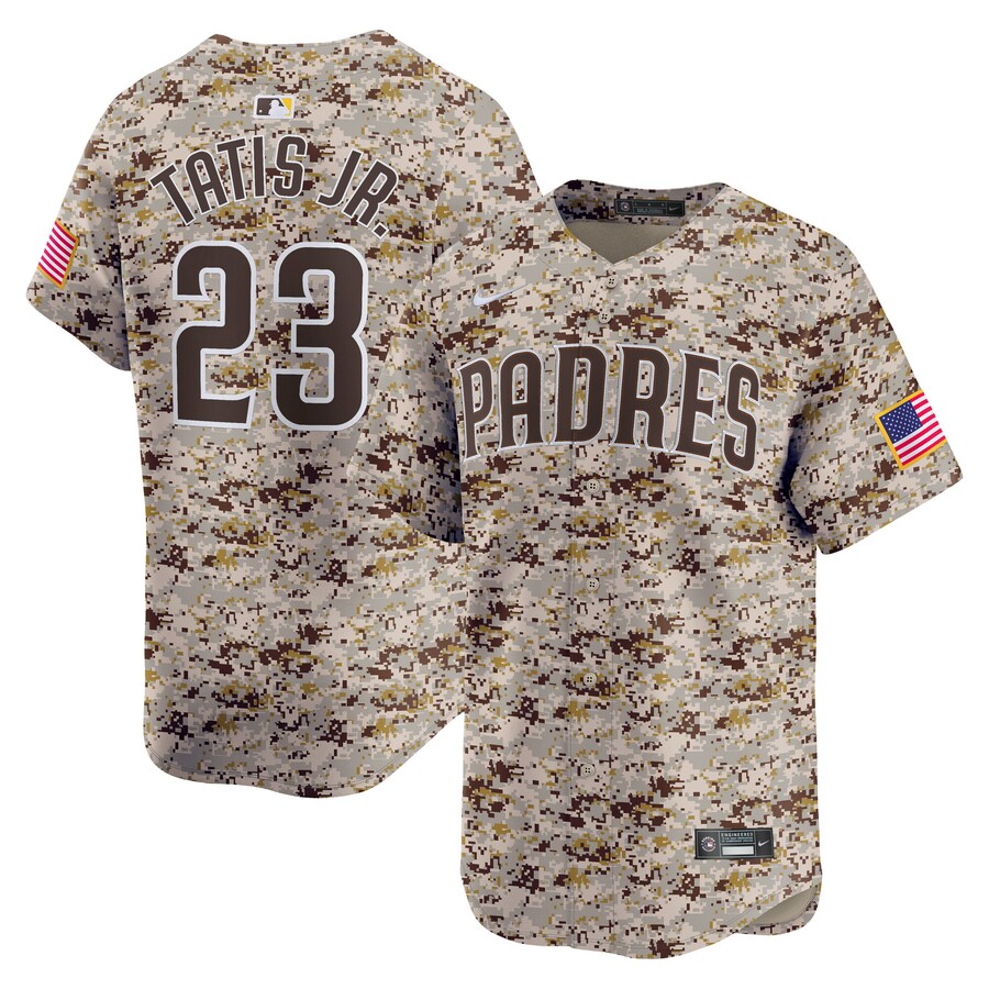 Men's San Diego Padres Fernando Tatis Jr. Nike Tan 2nd Alternate Limited Player Jersey