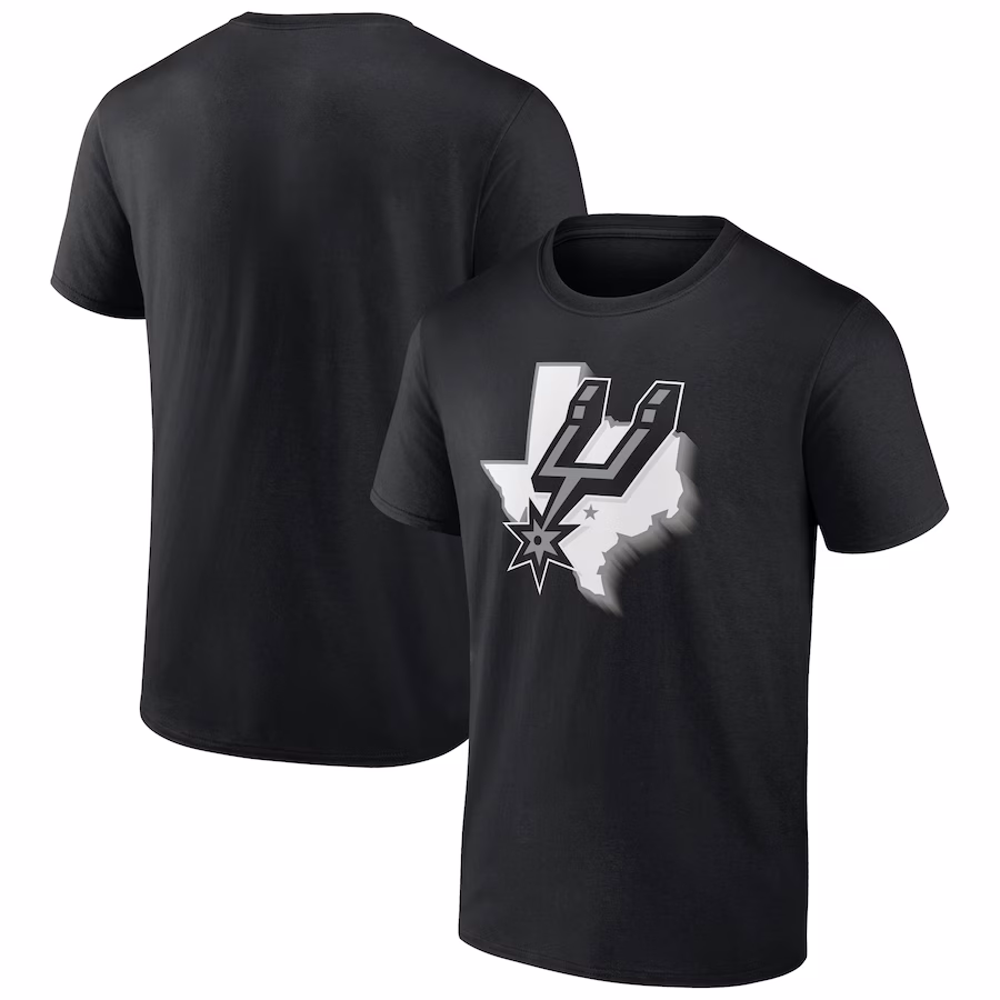 Men's San Antonio Spurs Black Team Pride T-Shirt