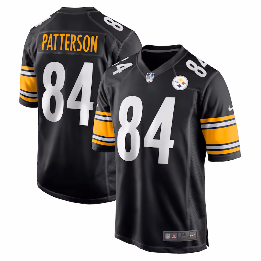 Men's Pittsburgh Steelers Cordarrelle Patterson Nike Black Game Jersey