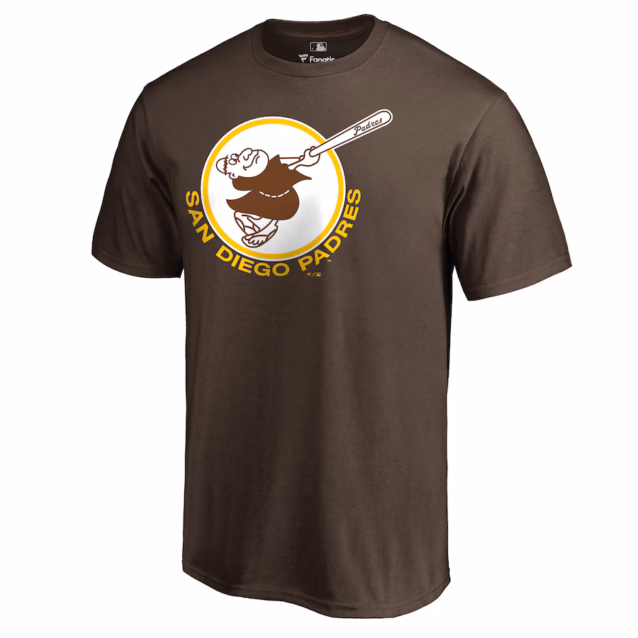 Men's San Diego Padres Brown Cooperstown Collection Forbes 2 T-Shirt