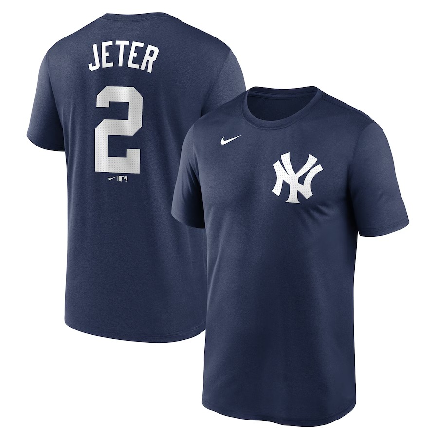 Men's New York Yankees Derek Jeter Nike Navy Legend Name & Number Performance T-Shirt