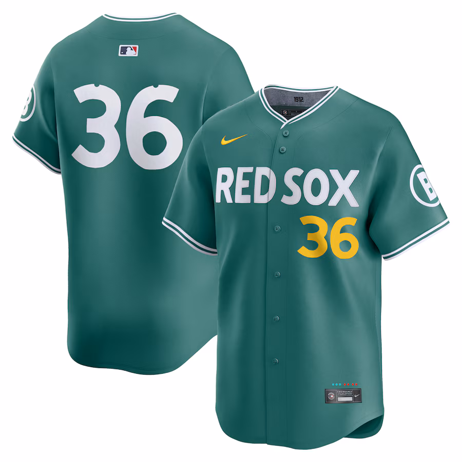 Men's Boston Red Sox Triston Casas Nike Green 2025 City Connect Limited Player Jersey