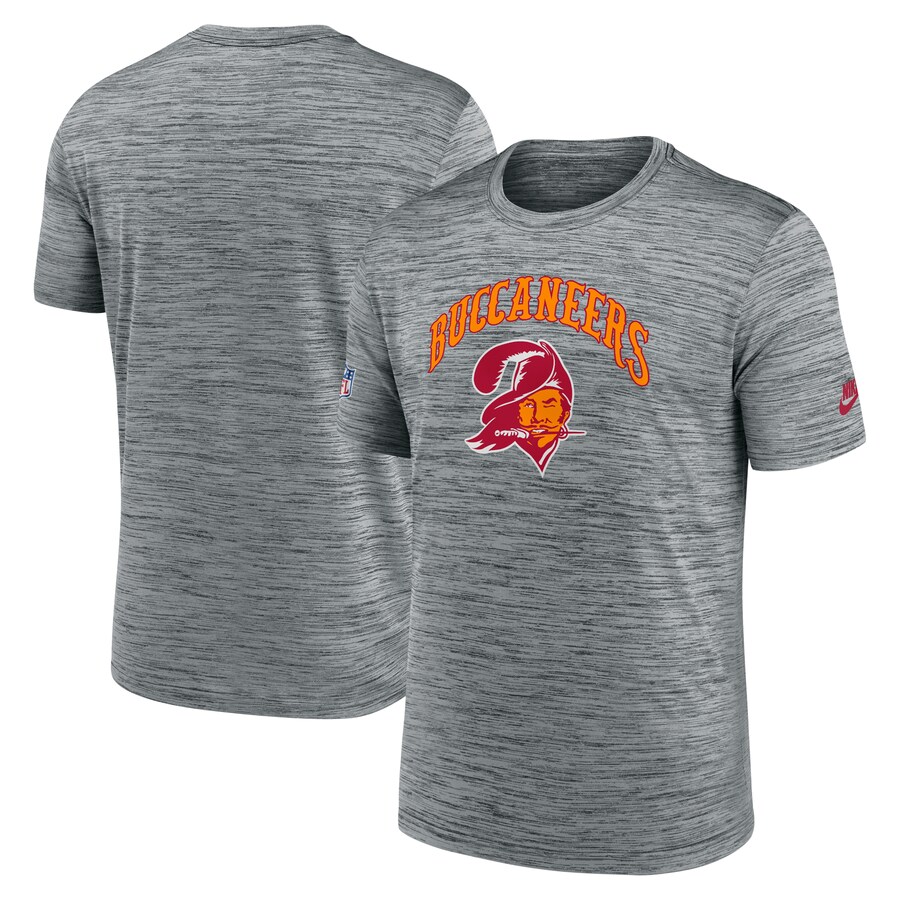 Men's Tampa Bay Buccaneers Nike Gray Velocity Alternate Logo Performance T-Shirt