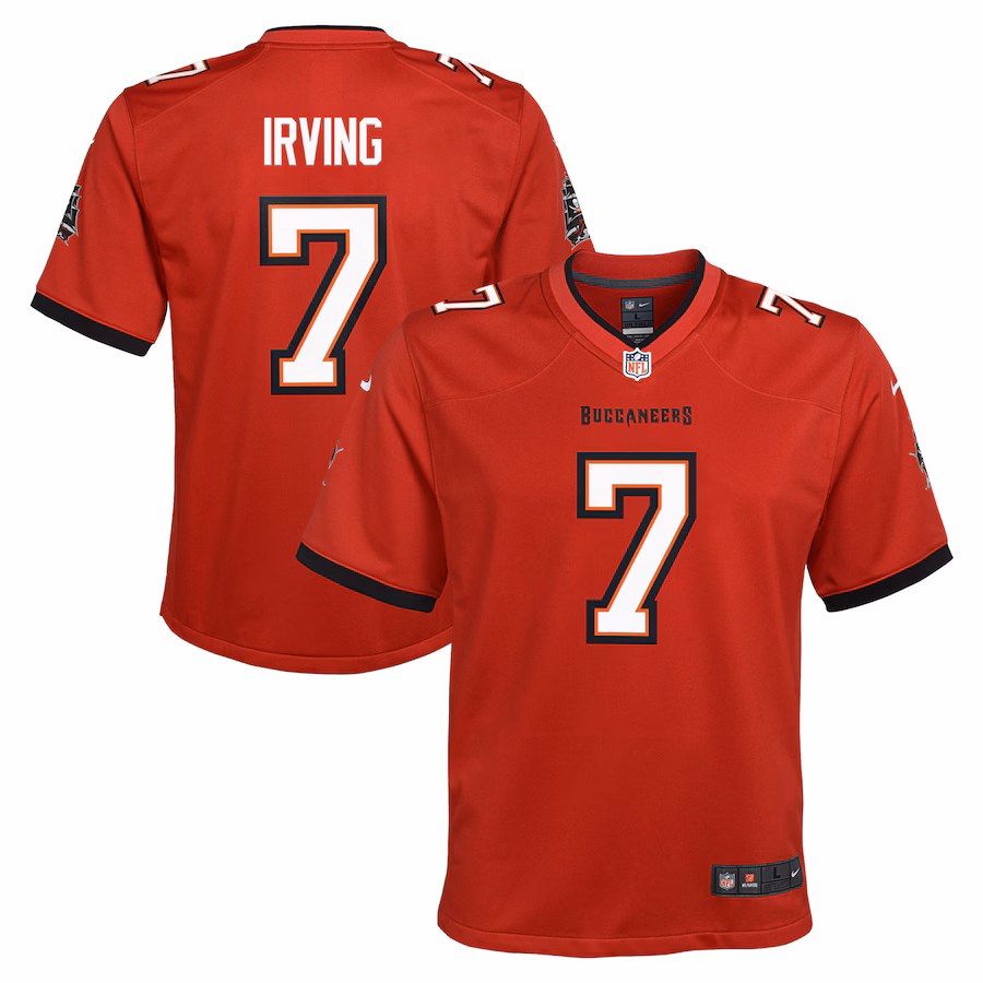 Youth Tampa Bay Buccaneers Bucky Irving Nike Red Game Jersey