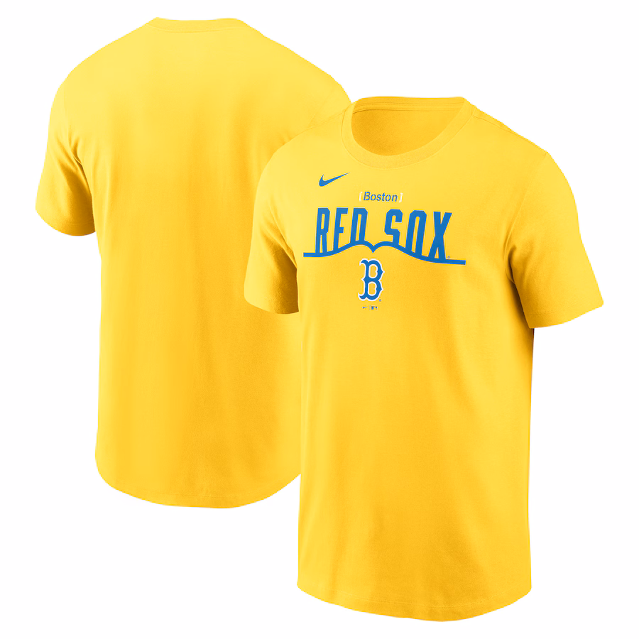 Men's Boston Red Sox Nike Gold City Connect T-Shirt