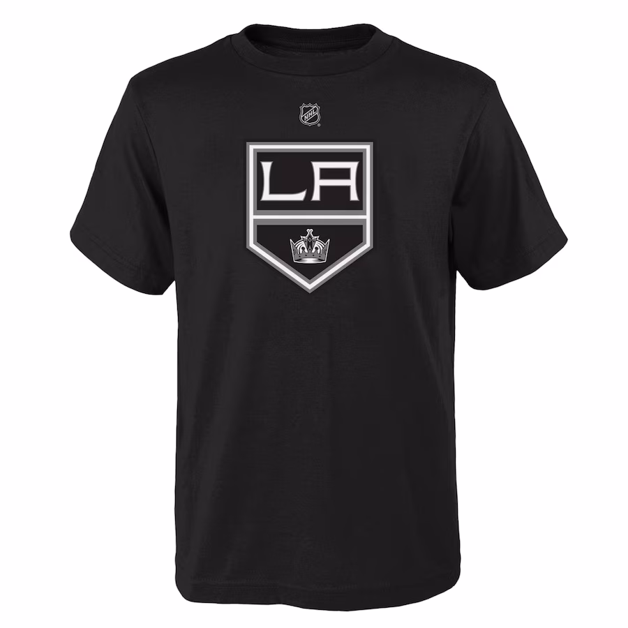 Youth Los Angeles Kings Black Primary Logo T-Shirt
