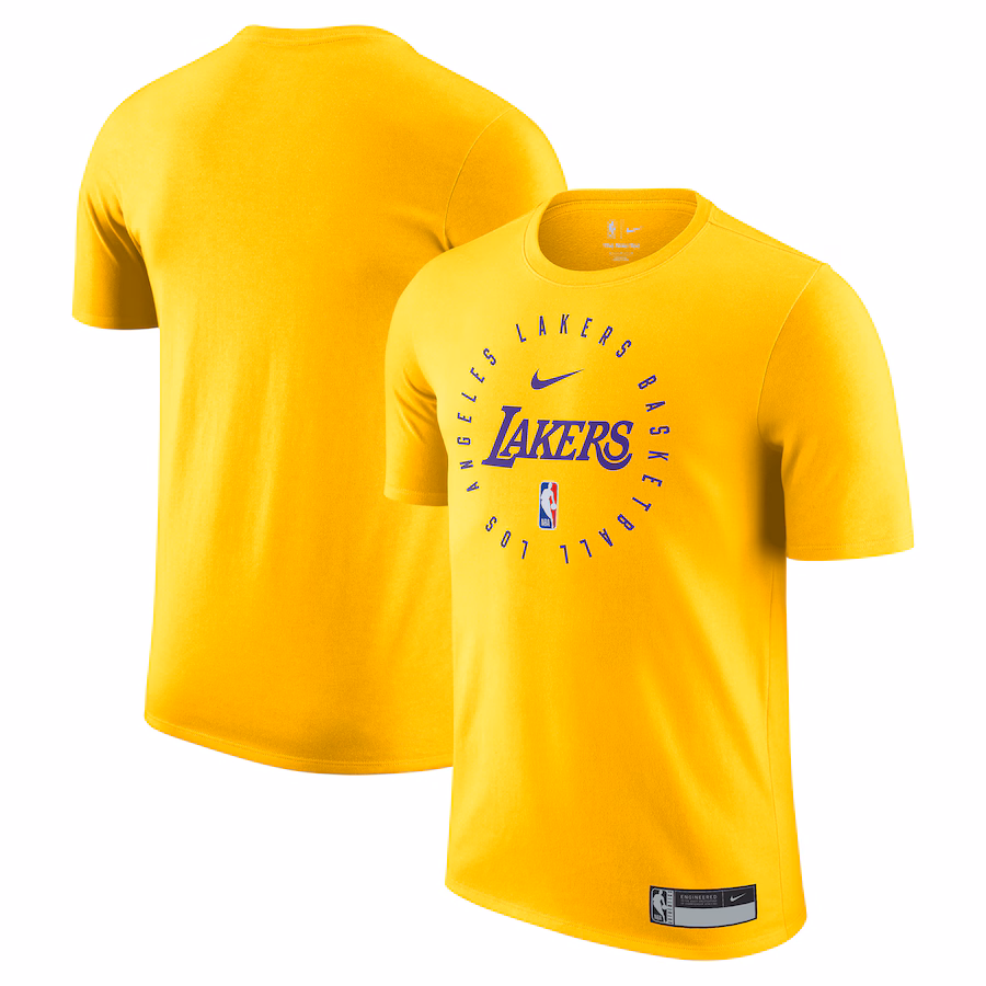 Men's Los Angeles Lakers Nike Gold 2024/25 Legend On-Court Practice Performance T-Shirt
