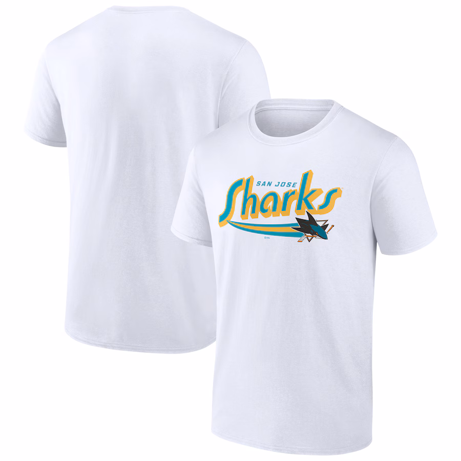 Men's San Jose Sharks White Special Edition 2.0 Jersey Inspired T-Shirt