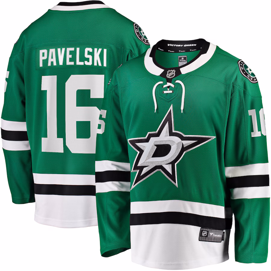 Men's Dallas Stars Joe Pavelski Fanatics Kelly Green Breakaway Home Player Jersey
