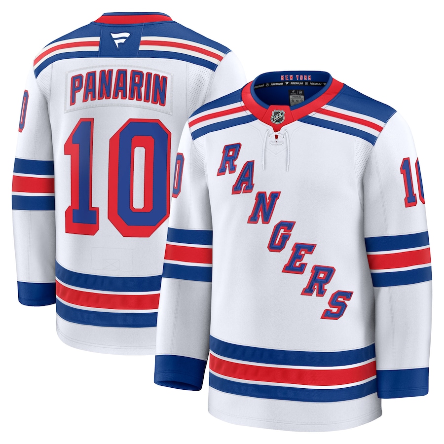 Men's New York Rangers Artemi Panarin Fanatics White Away Premium Jersey