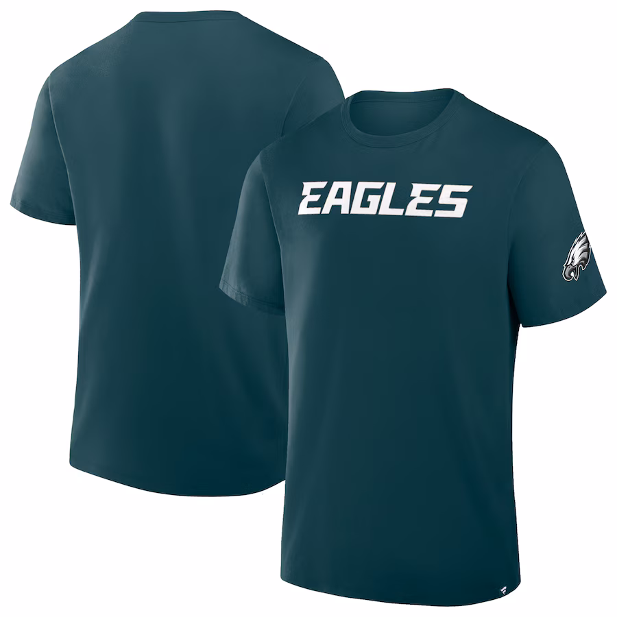 Men's Philadelphia Eagles  Fanatics Green Legacy Cotton T-Shirt