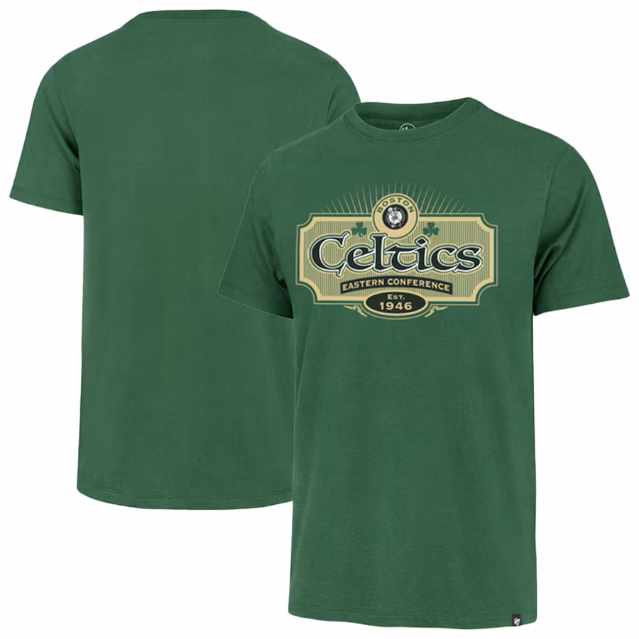 Men's Boston Celtics  '47 Green Lucky Team Franklin T-Shirt