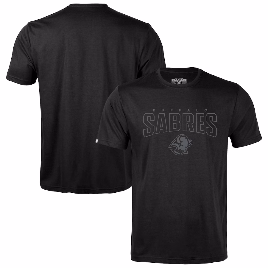 Men's Buffalo Sabres Levelwear Black Richmond Darkmoon T-Shirt