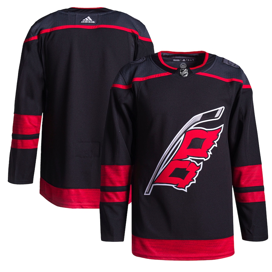 Men's Carolina Hurricanes adidas Black Home Primegreen Authentic Jersey
