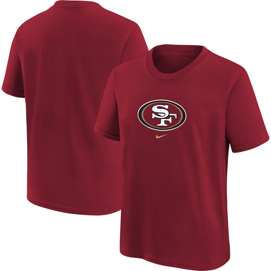 Youth San Francisco 49ers Nike Scarlet Logo T-Shirt