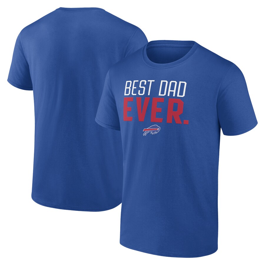 Men's Buffalo Bills Royal Best Dad Ever Team T-Shirt