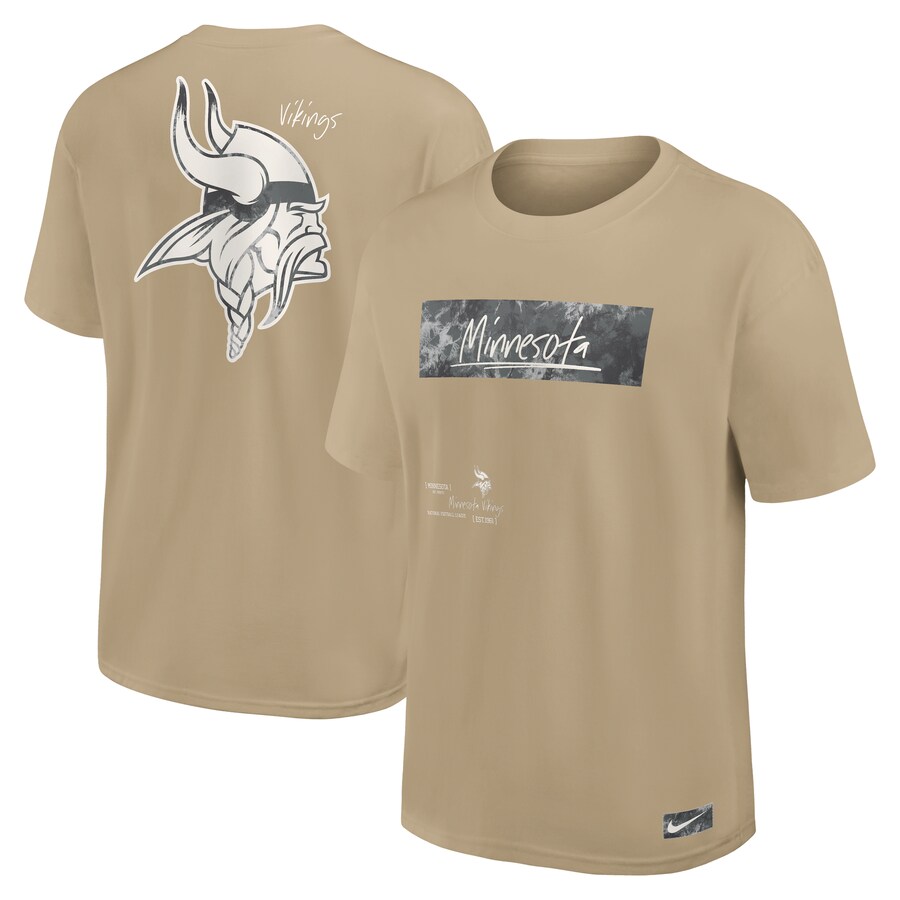 Men's Minnesota Vikings Nike Tan Statement Max90 T-Shirt