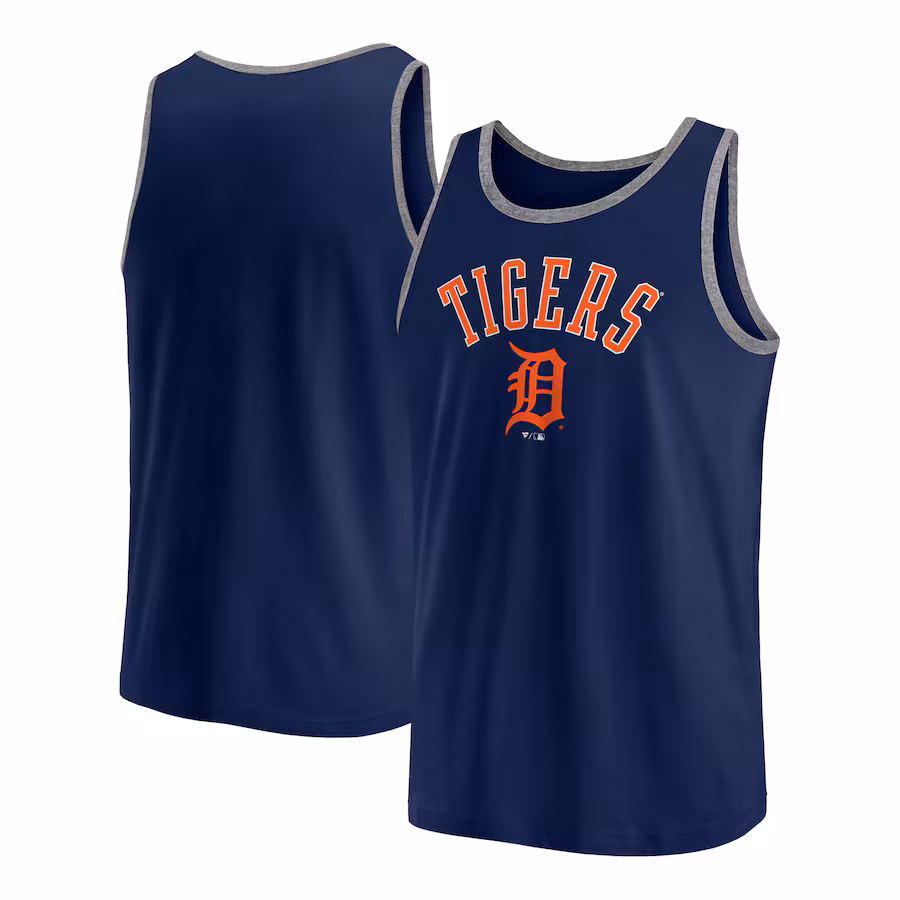 Men's Detroit Tigers Fanatics Navy Bet Tank Top